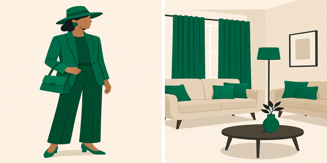 Esmeralda É Cor: A Influência Dessa Tonalidade na Moda e na Decoração